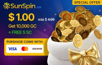 Sunspin casino special offer