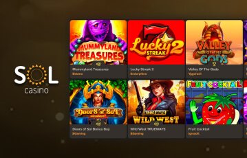 Sol Casino casino games