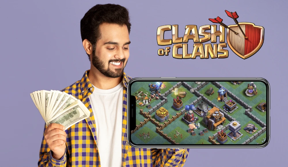 how to earn money with clash of clans